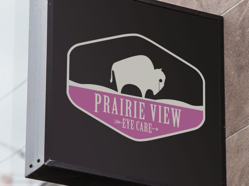 Prairie View Eye Care Logo - Doug Buseman Designs