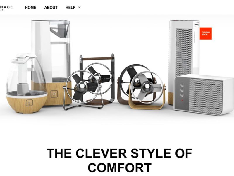 Sharper Image Home Comfort Website